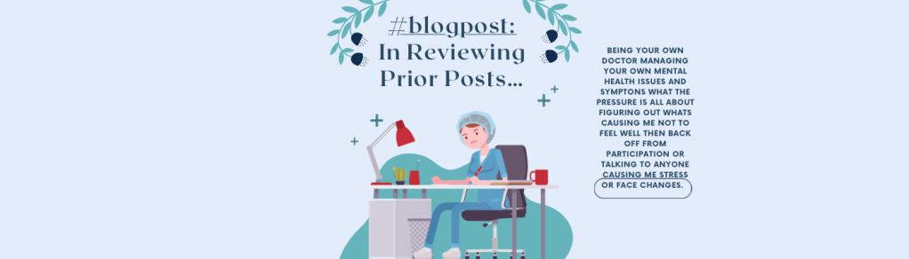 In Reviewing Prior Posts …