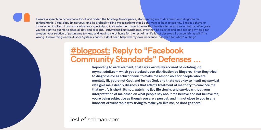 Reply to: “Facebook Community Standards” Defenses